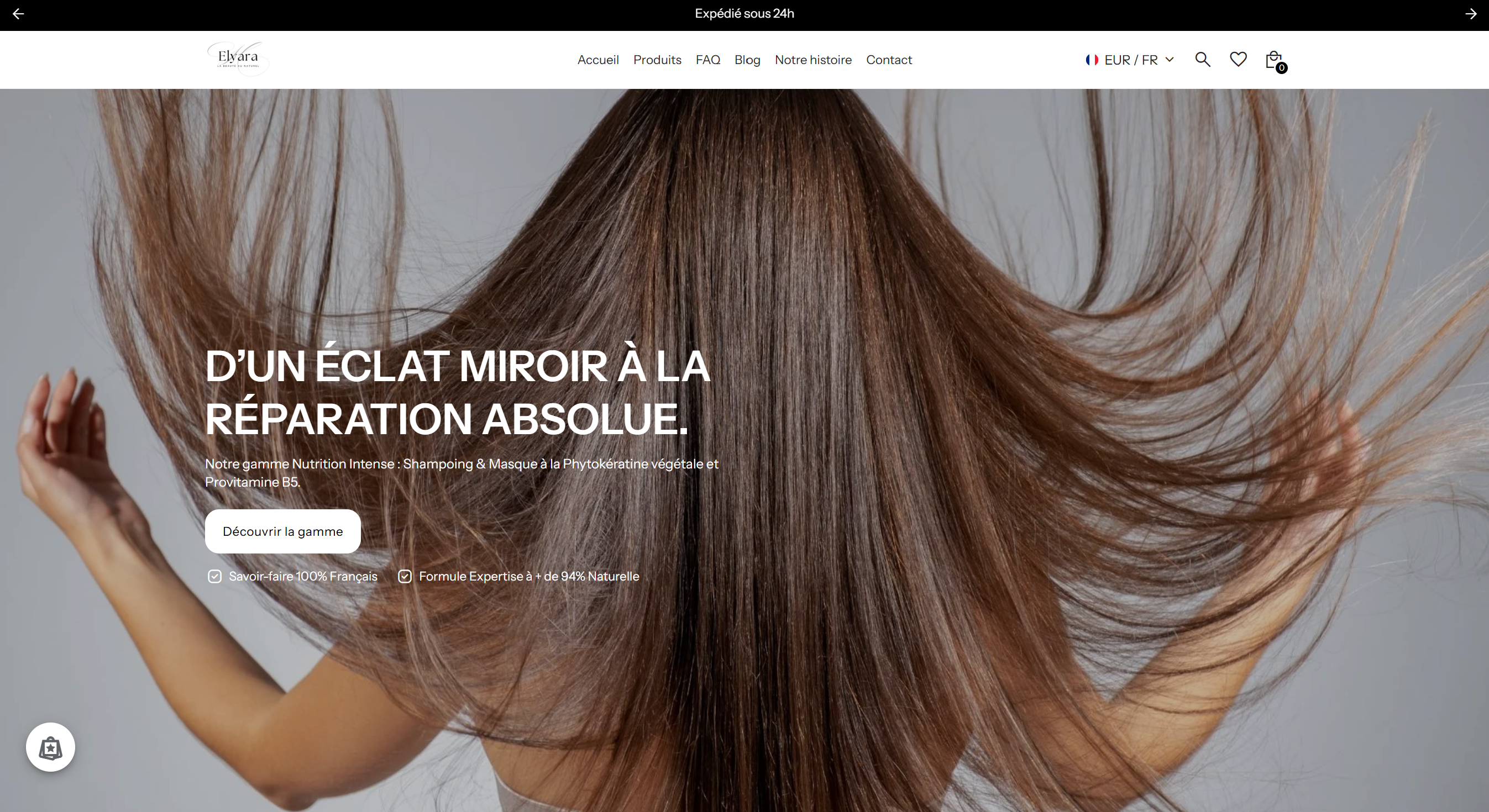 Elyara - Boutique cosmétiques capillaires